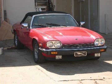 My Original Trade For The Bus-1989 Jaguar V-12 Convertible I Had 200 Hours In Restoring