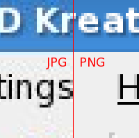 Comparison of JPEG and PNG