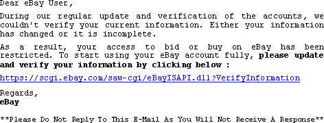 ebay scam